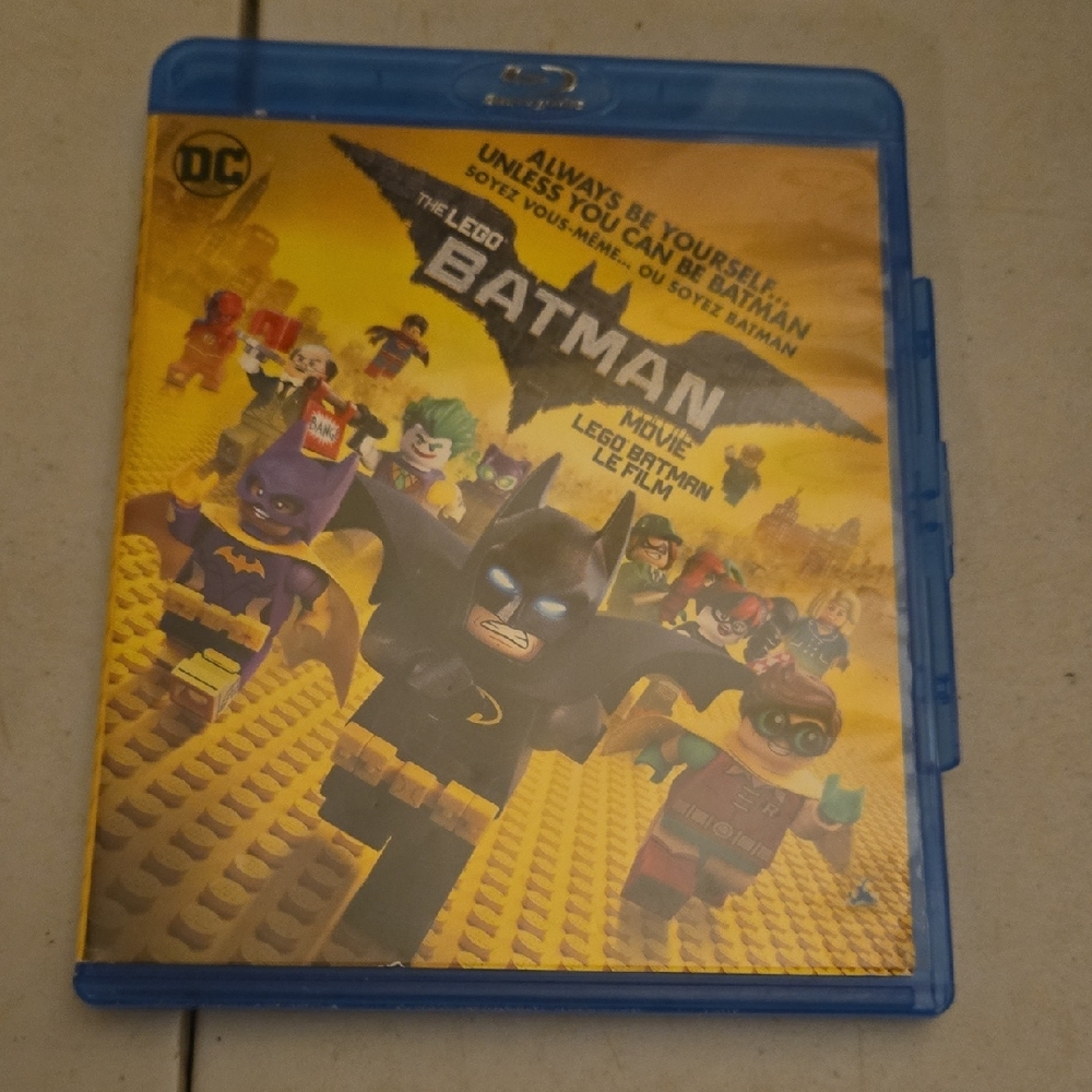Lego Batman Blu-ray Disc The Movie By DC Comics